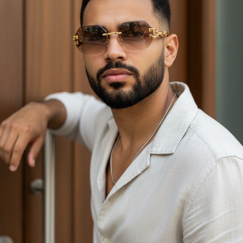 Brown designer sunglasses — Hashtag Eyewears