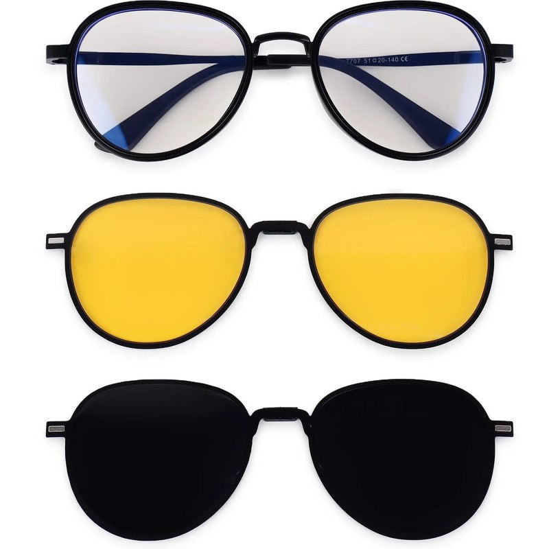 Black aviator sunglasses — Hashtag Eyewears