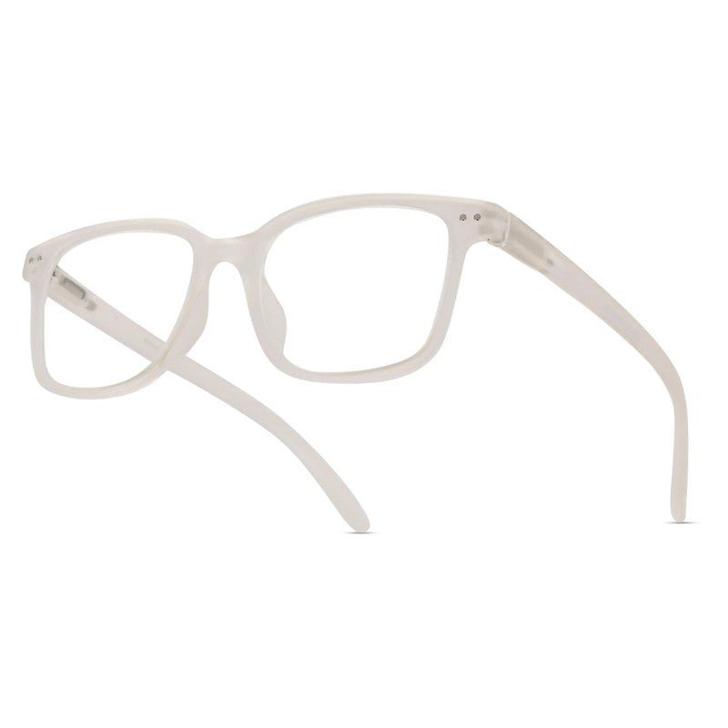 NexEye Transparent Medium Full Rim RECTANGLE Computer Glasses for Men & Women — Hashtag Eyewears