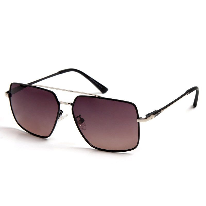Kynra Golden & Brown Large Full Rim Aviator Sunglasses for Men & Women — Hashtag Eyewears
