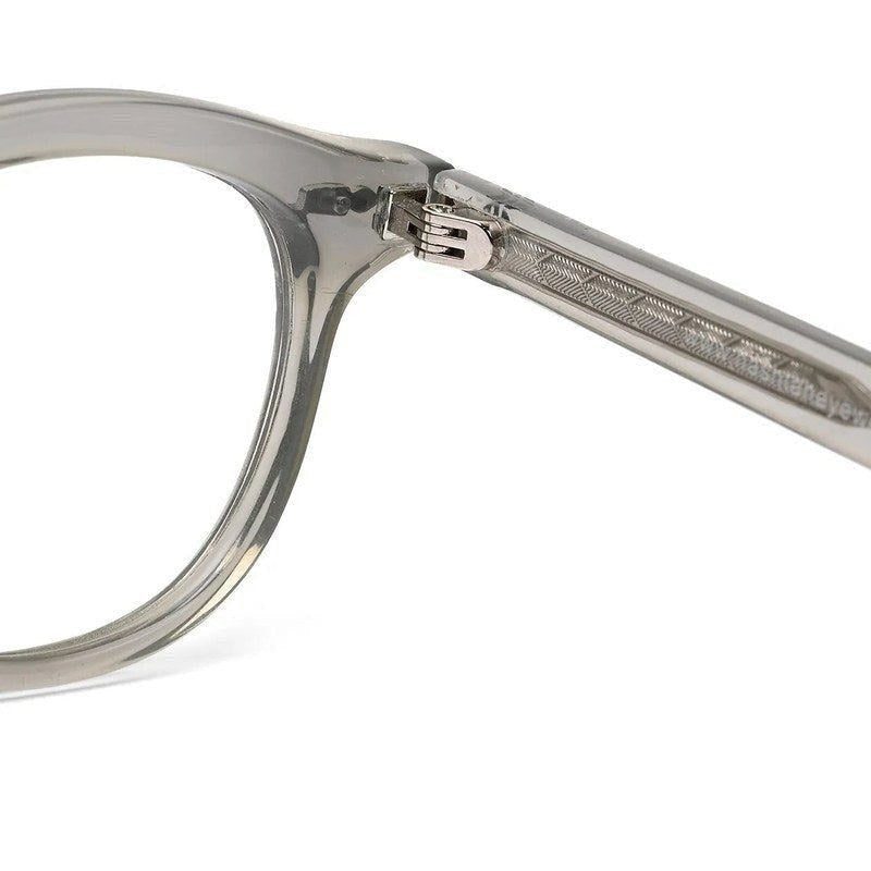 Adaptix Transparent Grey Medium Full Rim Square Computer Glasses for Men & Women — Hashtag Eyewears