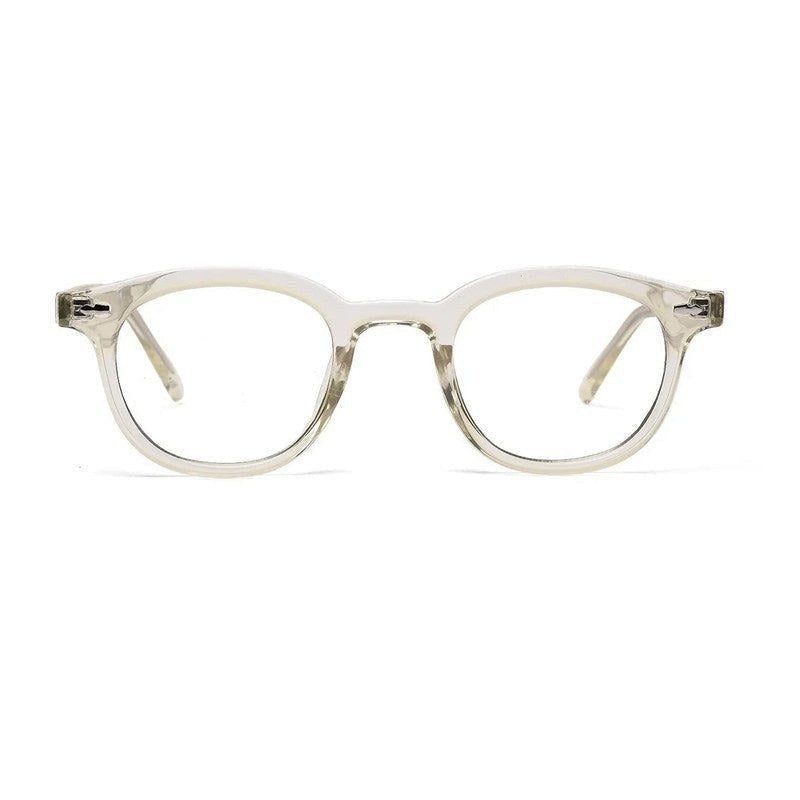 Adaptix Transparent Light Green Medium Full Rim Square Computer Glasses for Men & Women — Hashtag Eyewears