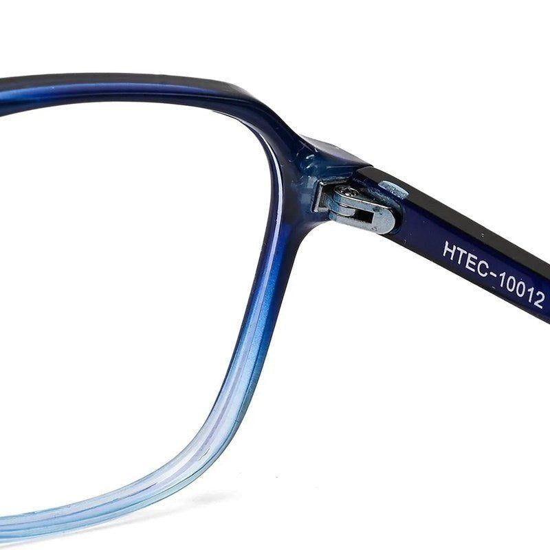 Aegira Gradient Blue Small Full Rim Square Computer Glasses for Men & Women — Hashtag Eyewears