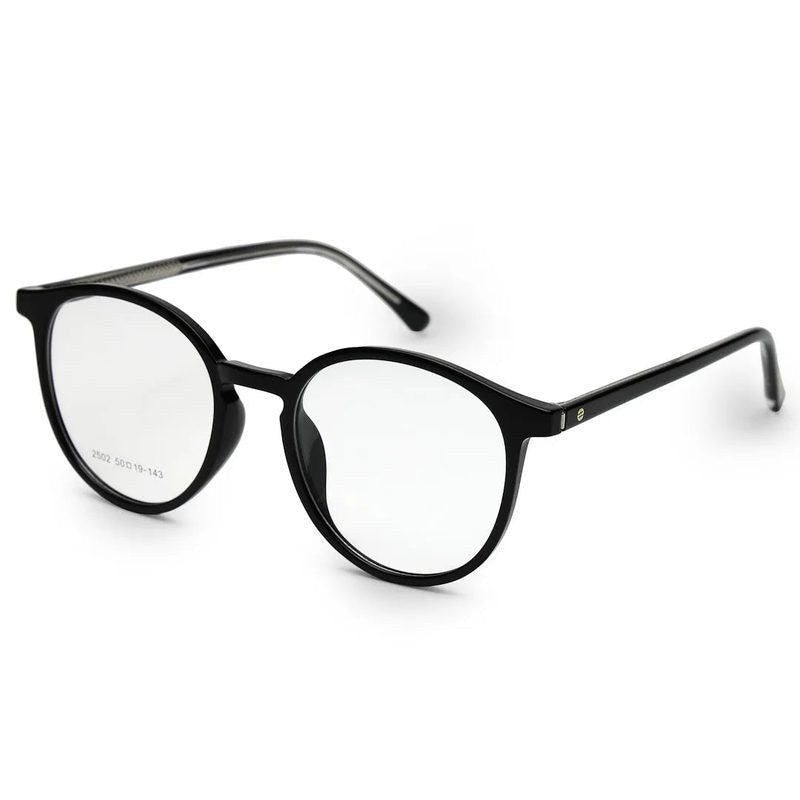Aerion Black Small Full Rim Round Clip-on for Men — Hashtag Eyewears