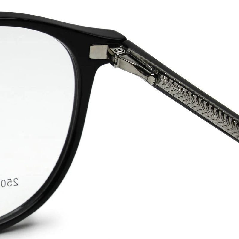 Aerion Black Small Full Rim Round Clip-on for Men — Hashtag Eyewears