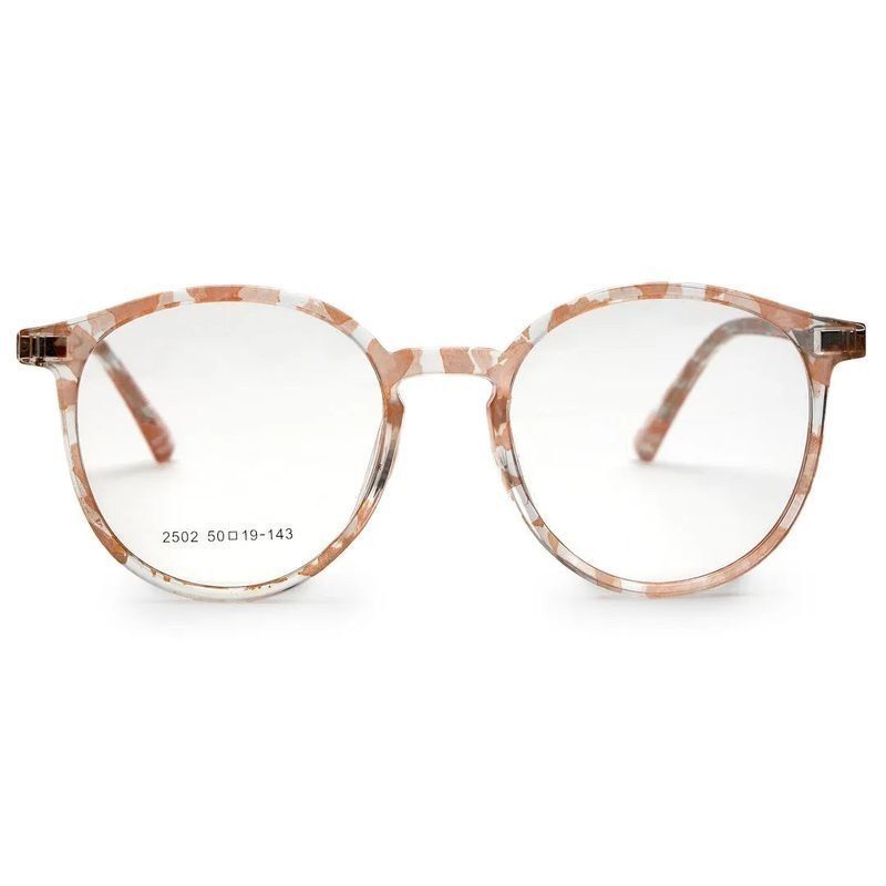 Aerion Pink Texture Small Full Rim Round Clip-on for Men — Hashtag Eyewears