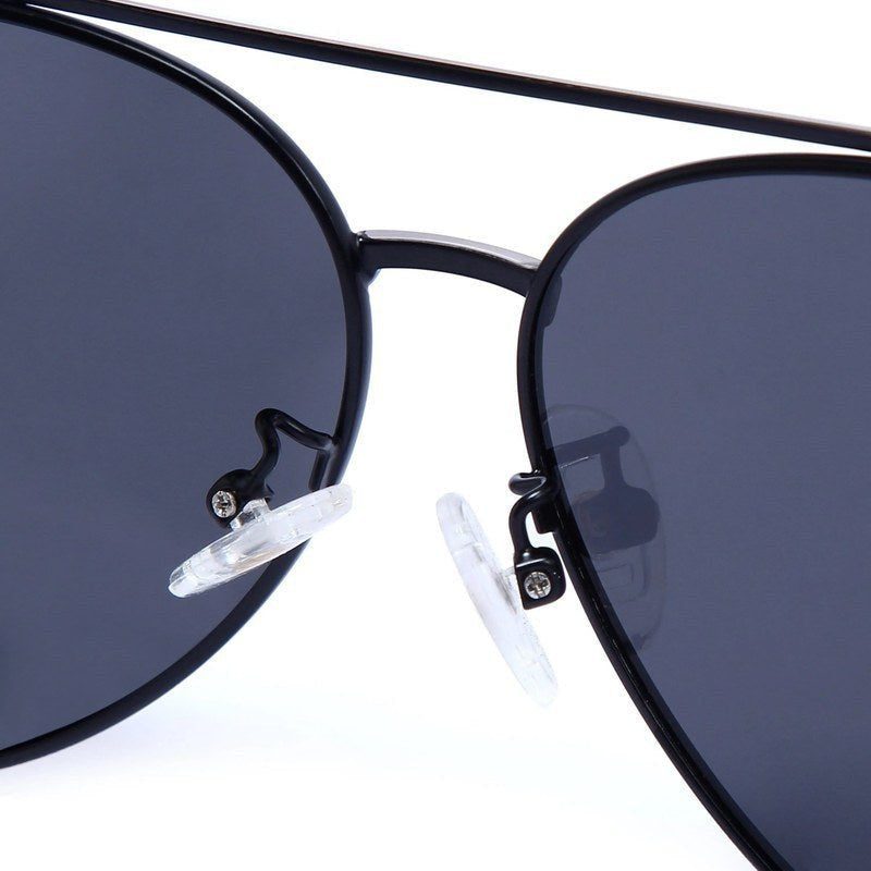 Ambience Grey Medium Full Rim Aviator Sunglasses for Men & Women — Hashtag Eyewears