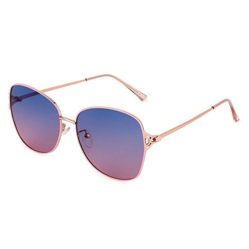 Arcanum Gradient Blue & Pink Medium Full Rim Butterfly Sunglasses for Women — Hashtag Eyewears