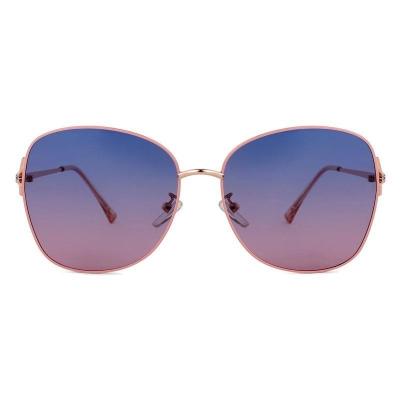 Arcanum Gradient Blue & Pink Medium Full Rim Butterfly Sunglasses for Women — Hashtag Eyewears