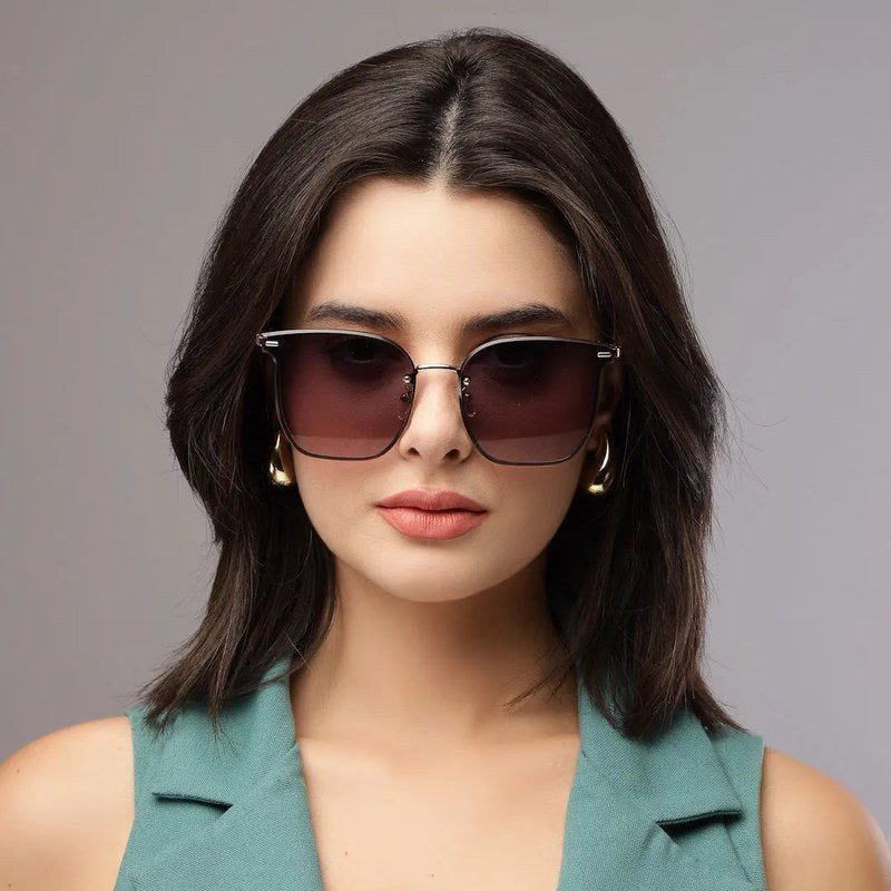 Arionis Gradient Blue & Pink Oversized Full Rim Wayfarer Sunglasses for Women — Hashtag Eyewears