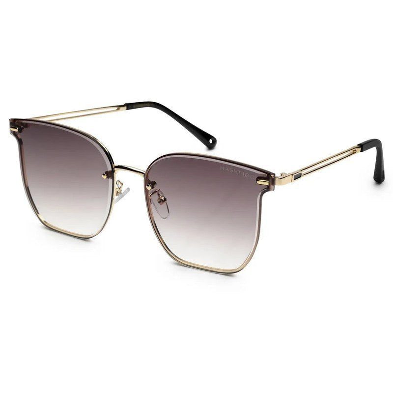 Arionis Gradient Brown Oversized Full Rim Wayfarer Sunglasses for Women — Hashtag Eyewears