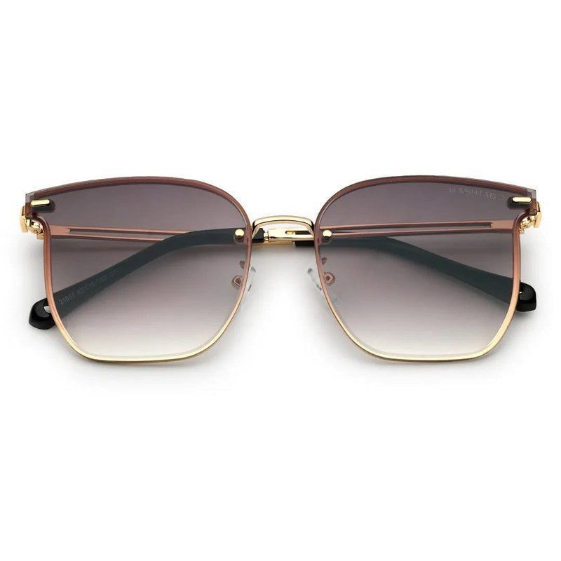 Arionis Gradient Brown Oversized Full Rim Wayfarer Sunglasses for Women — Hashtag Eyewears