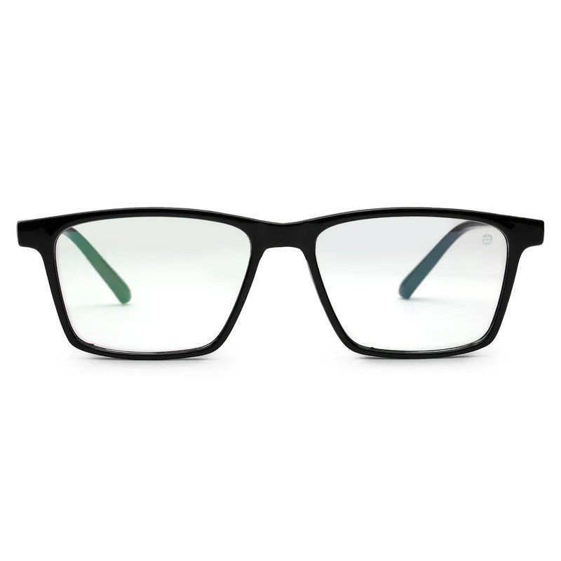 Aurora Black Medium Full Rim Rectangle Computer Glasses for Men & Women — Hashtag Eyewears