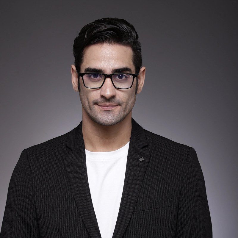 Aurora Black Medium Full Rim Rectangle Computer Glasses for Men & Women — Hashtag Eyewears