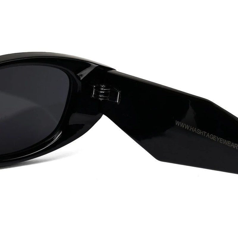 Avita Black Large Full Rim Cateye Sunglasses for Women — Hashtag Eyewears