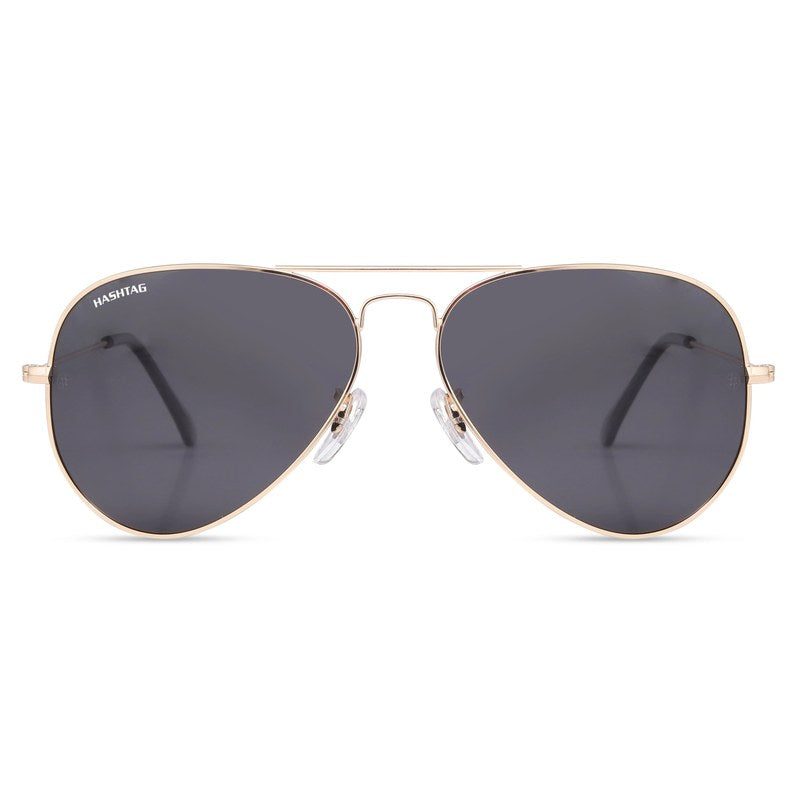 Black aviator sunglasses — Hashtag Eyewears