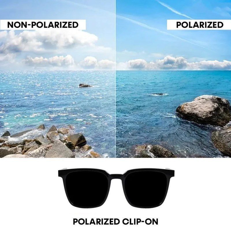 Blaze Black Medium Full Rim Wayfarer Clip-on for Men & Women — Hashtag Eyewears