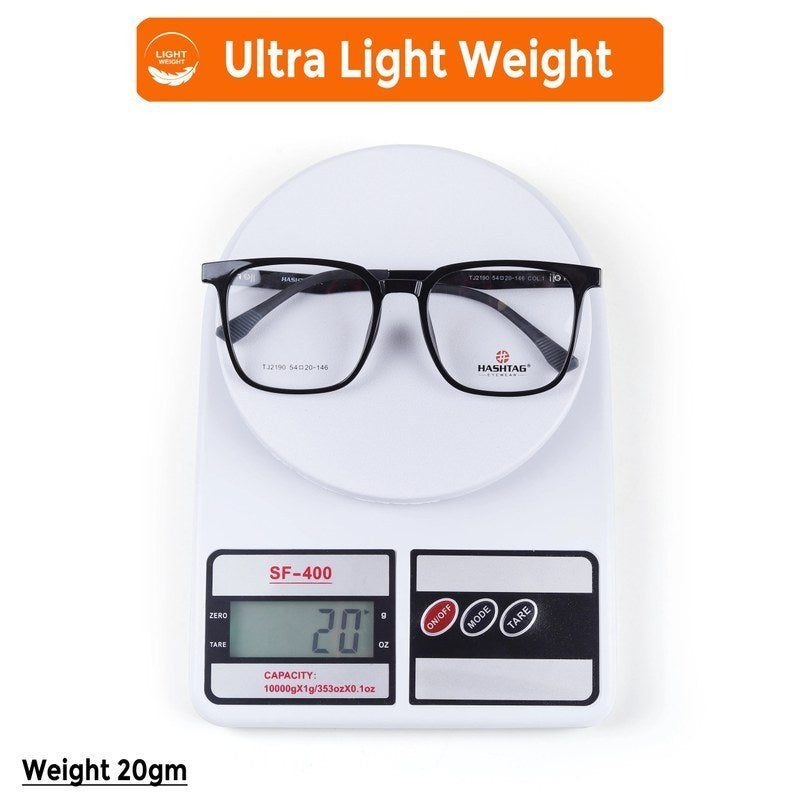 Blaze Black Medium Full Rim Wayfarer Clip-on for Men & Women — Hashtag Eyewears