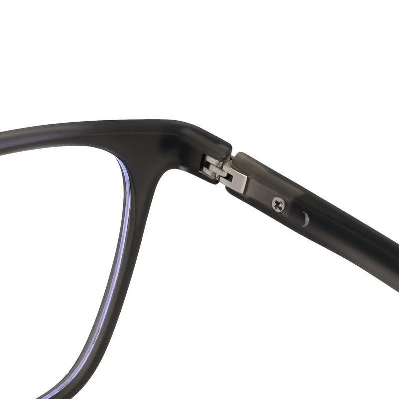 Blokz Black Medium Full Rim RECTANGLE Computer Glasses for Men & Women — Hashtag Eyewears