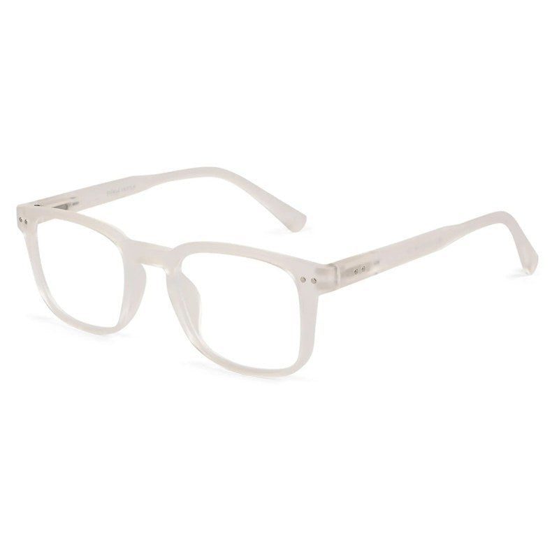 BluArmor Transparent Medium Full Rim SQUARE Computer Glasses for Men & Women — Hashtag Eyewears