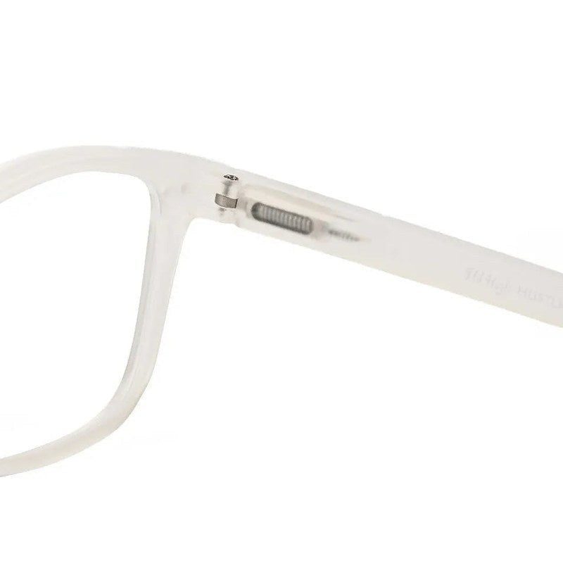 BluArmor Transparent Medium Full Rim SQUARE Computer Glasses for Men & Women — Hashtag Eyewears