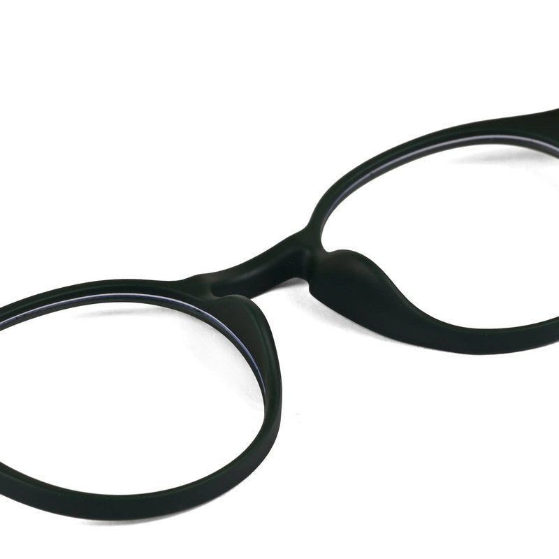 BluShield Green Medium Full Rim CIRCLE Computer Glasses for Men & Women — Hashtag Eyewears