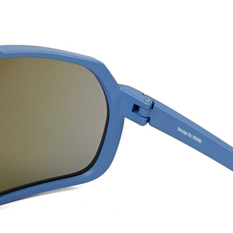 Bolt Light Blue Extra-Large Full Rim Shield Sports Sunglasses for Men & Women — Hashtag Eyewears