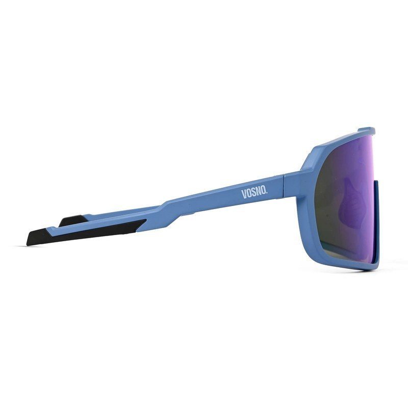 Bolt Light Blue Extra-Large Full Rim Shield Sports Sunglasses for Men & Women — Hashtag Eyewears
