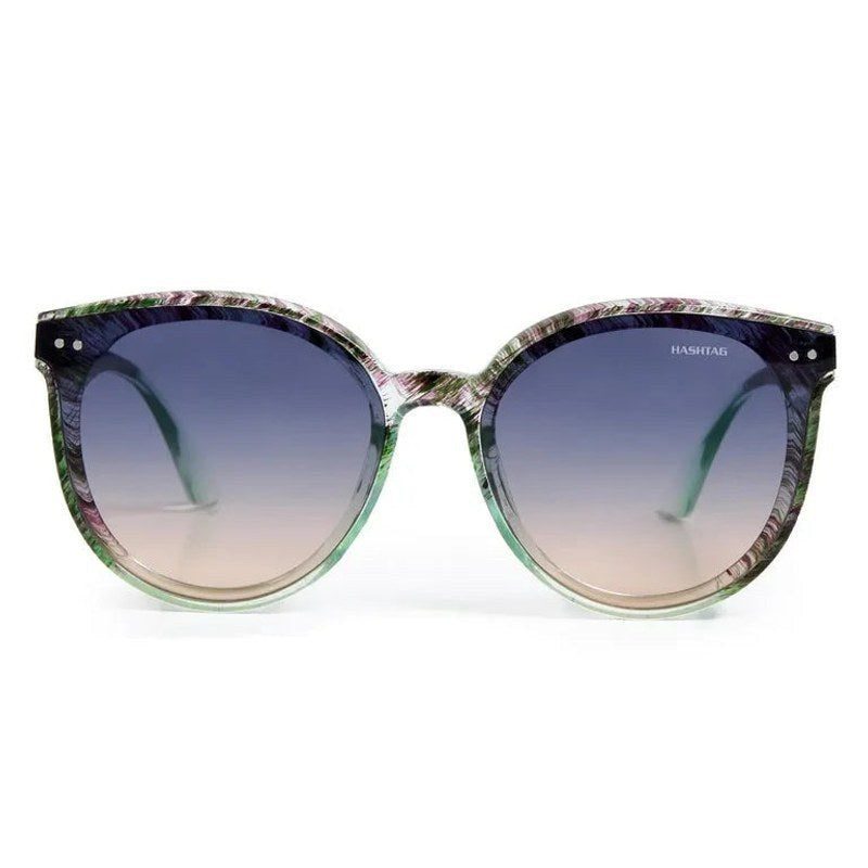 Brimstone Grey Medium Full Rim Oval Sunglasses for Men & Women — Hashtag Eyewears
