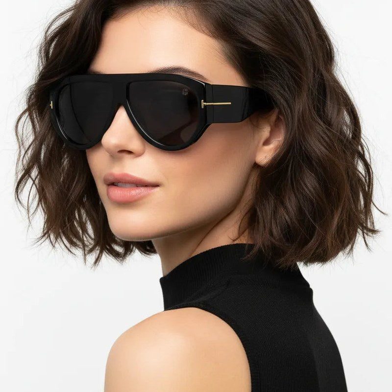 Black aviator sunglasses — Hashtag Eyewears