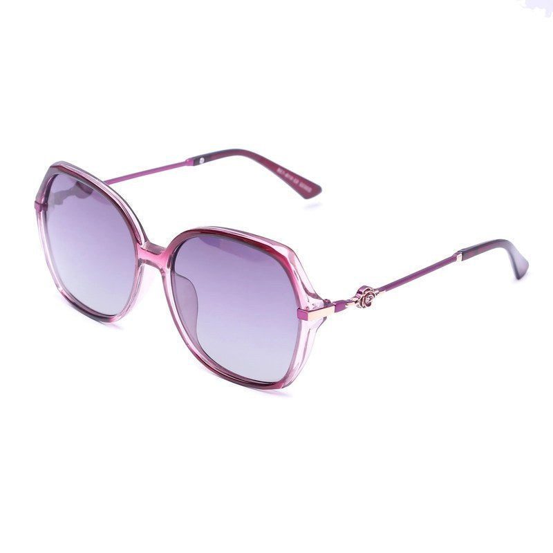 Calyra Gradient Purple Large Full Rim Square Sunglasses for Women — Hashtag Eyewears