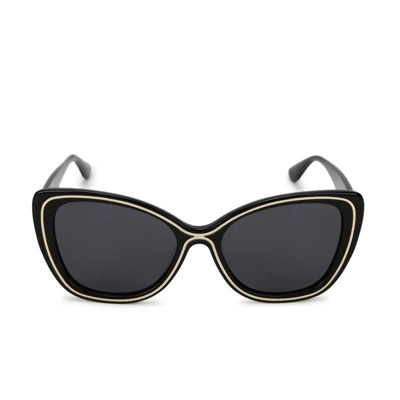 CATWIRE Black-Gold Large Full Rim Cateye Sunglasses for Women — Hashtag Eyewears