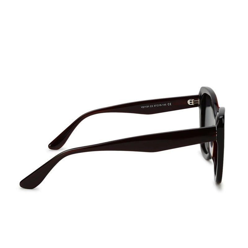 CATWIRE Brown-Gold Large Full Rim Cateye Sunglasses for Women — Hashtag Eyewears