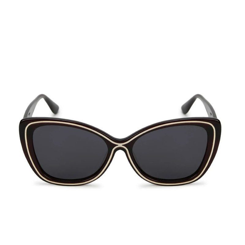 CATWIRE Brown-Gold Large Full Rim Cateye Sunglasses for Women — Hashtag Eyewears