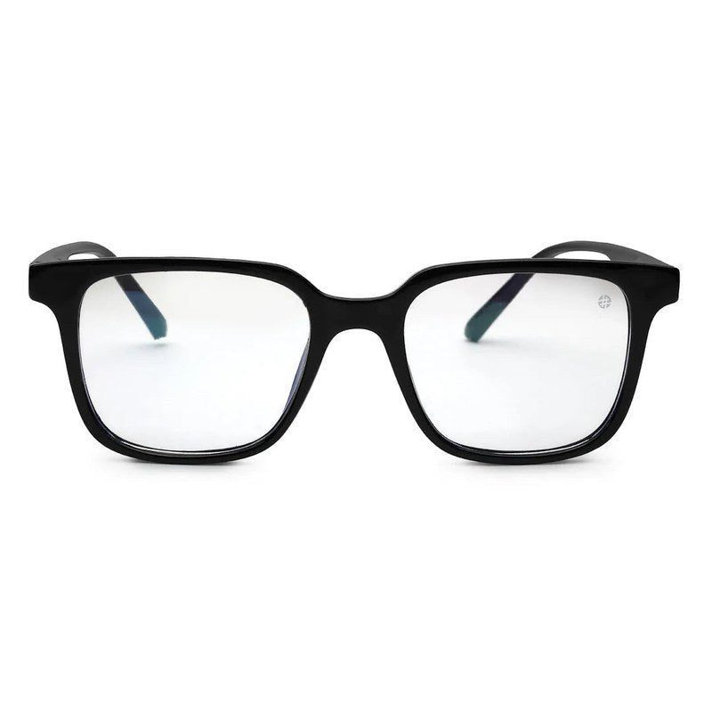 Celestia Black Medium Full Rim Wayfarer Computer Glasses for Men & Women — Hashtag Eyewears