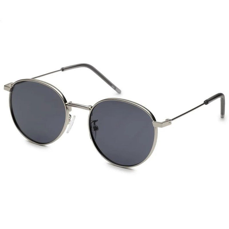 Chronis Grey Medium Full Rim Oval Sunglasses for Kids — Hashtag Eyewears