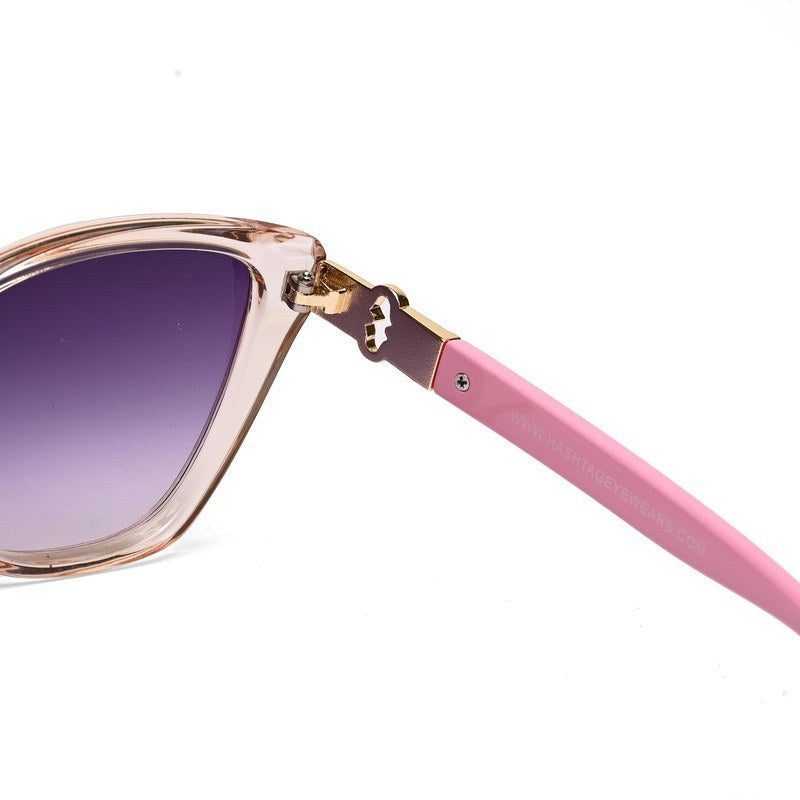 Cleanse Gradient Blue Medium Full Rim Cateye Sunglasses for Women — Hashtag Eyewears