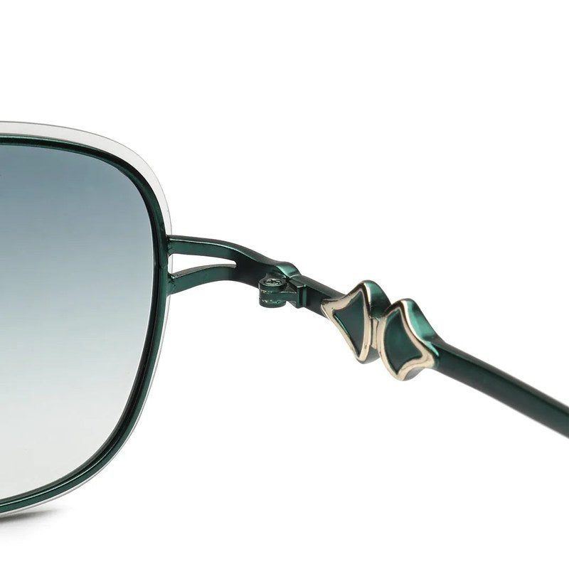 Crypta Green Medium Full Rim Oval Sunglasses for Women — Hashtag Eyewears