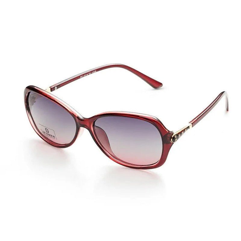Crystara Brown Large Full Rim Butterfly Sunglasses for Women — Hashtag Eyewears
