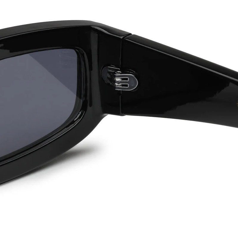 Crystix Black Small Full Rim Rectangle Sunglasses for Men & Women β Hashtag Eyewears