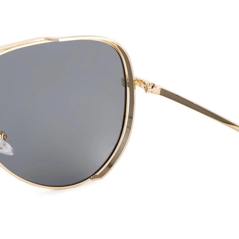 Crythra Grey Large Full Rim Aviator Sunglasses for Men — Hashtag Eyewears