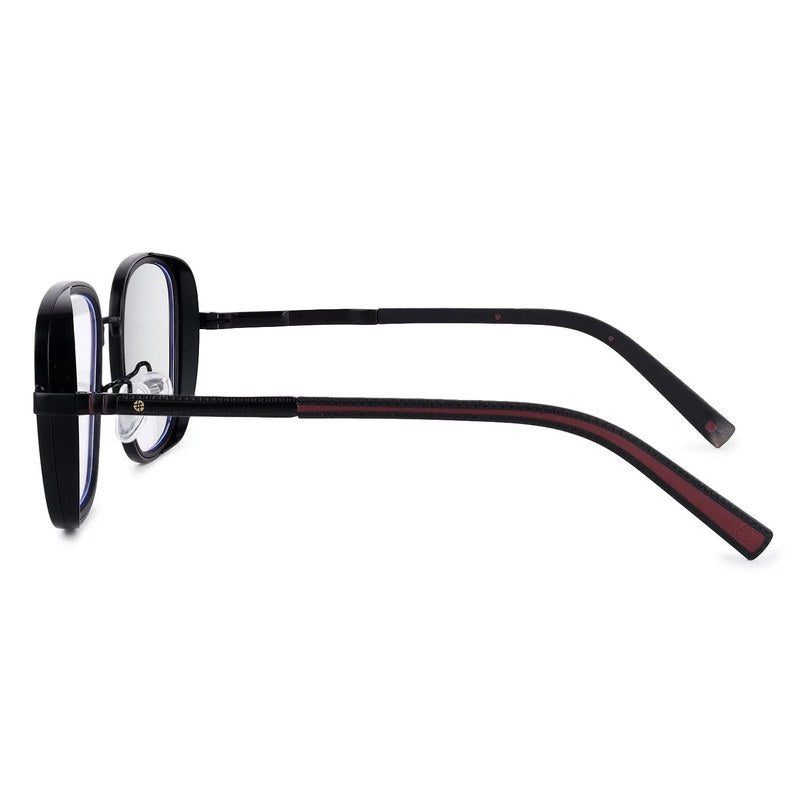 Cyronis Black Large Full Rim Square Clip-on for Men & Women — Hashtag Eyewears