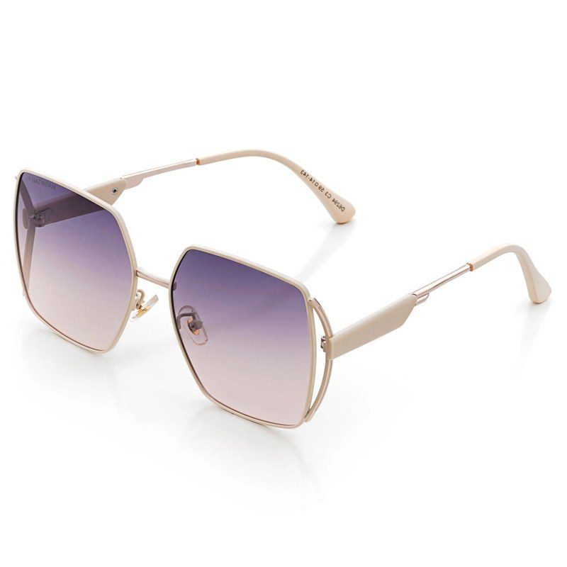 D-DIVA Gradient Black & Brown Large Full Rim Square Sunglasses for Women — Hashtag Eyewears