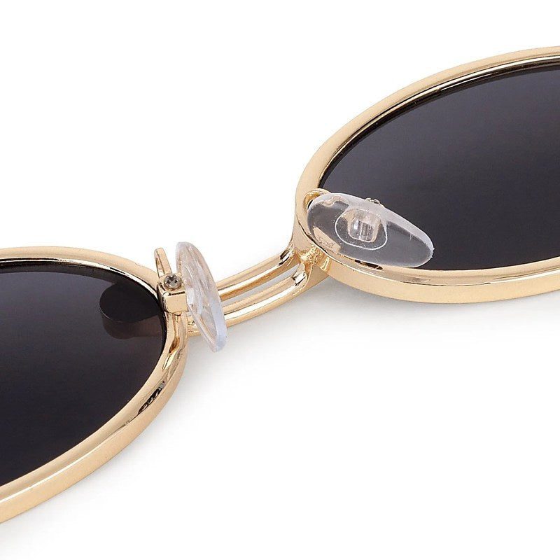 Darkion Grey Medium Full Rim Oval Sunglasses for Women — Hashtag Eyewears