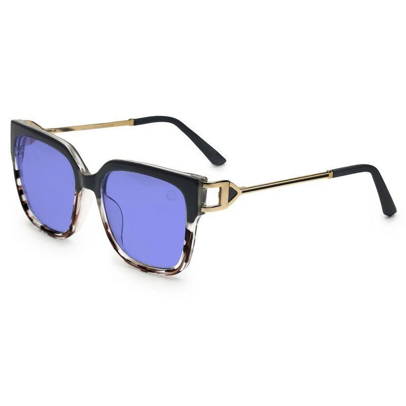 DayLight Transparent/Grey Large Full Rim Square Sunglasses for Men & Women — Hashtag Eyewears