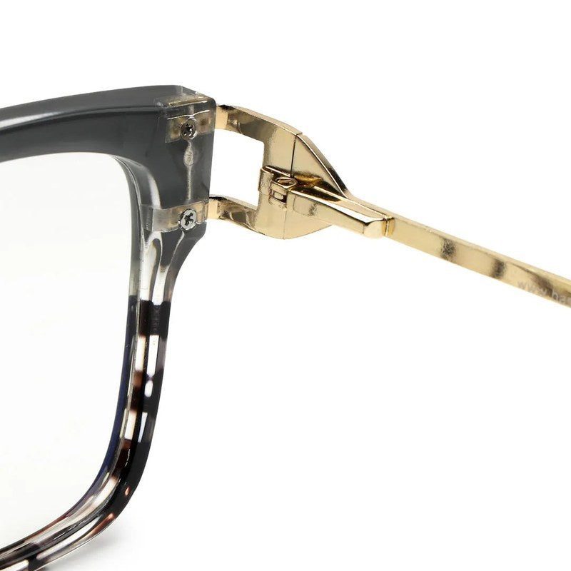 DayLight Transparent/Grey Large Full Rim Square Sunglasses for Men & Women — Hashtag Eyewears