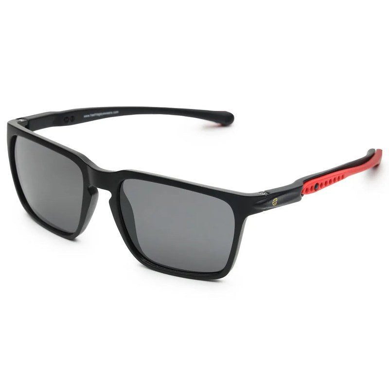DragGo Black Medium Full Rim Rectangle Sports Sunglasses for Men & Women — Hashtag Eyewears