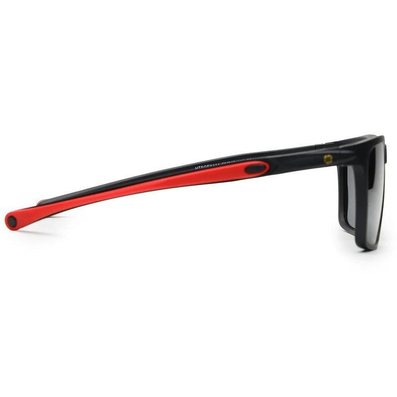 DragGo Black Medium Full Rim Rectangle Sports Sunglasses for Men & Women — Hashtag Eyewears