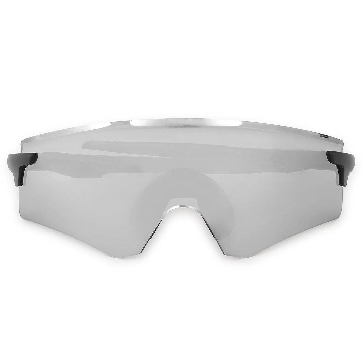 Drakion Black/Blue Medium Rim Less Shield Sports Sunglasses for Men & Women — Hashtag Eyewears