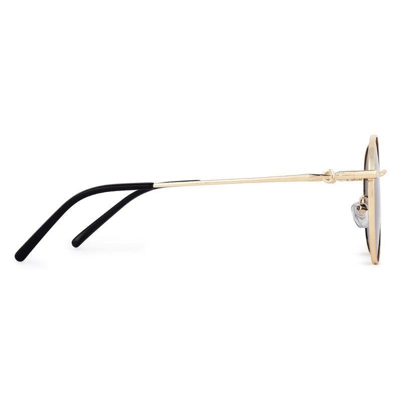 Dravyn Grey Medium Full Rim Round Sunglasses for Men & Women — Hashtag Eyewears
